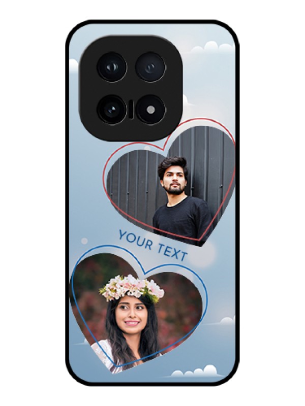 Custom iQOO 15 5G Custom Glass Phone Case - Blue Color Couple Design