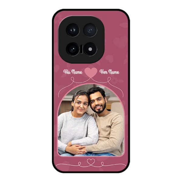 iQOO 15 5G Custom Glass Phone Case - Love Floral Design