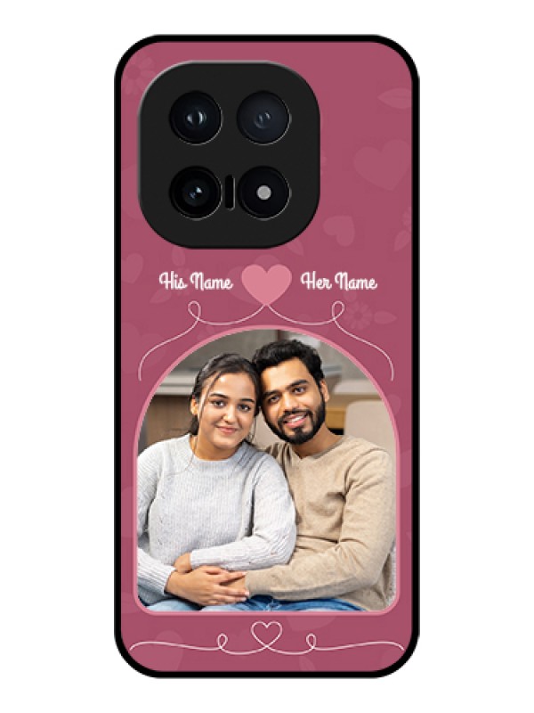 Custom iQOO 15 5G Custom Glass Phone Case - Love Floral Design