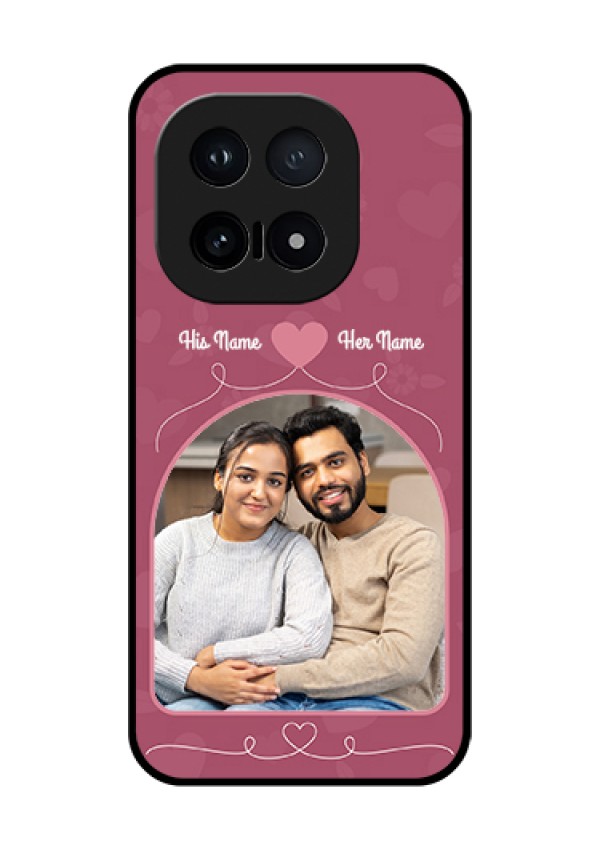 iQOO 15 5G Custom Glass Phone Case - Love Floral Design
