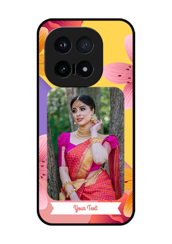 iQOO 15 5G Custom Glass Phone Case - 3 Image With Vintage Floral Design