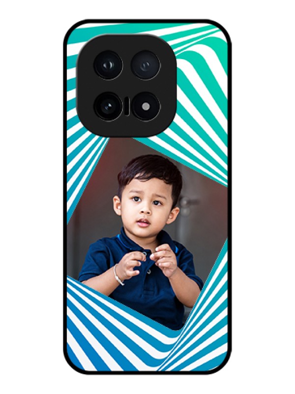 Custom iQOO 15 5G Custom Glass Phone Case - Abstract Spiral Design