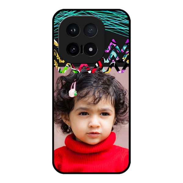 iQOO 15 5G Custom Glass Phone Case - Neon Abstract Design