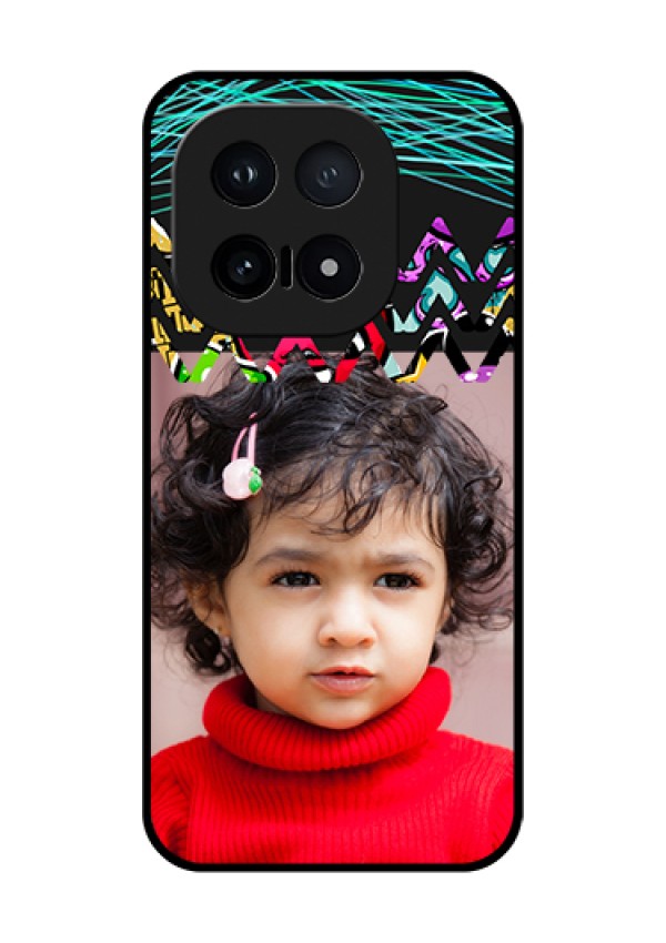 iQOO 15 5G Custom Glass Phone Case - Neon Abstract Design
