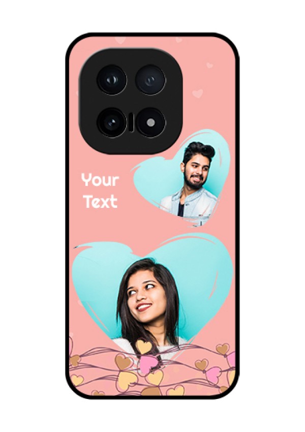 iQOO 15 5G Custom Glass Phone Case - Love Doodle Design