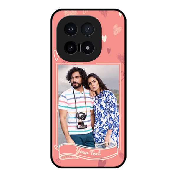 iQOO 15 5G Custom Glass Phone Case - Love Doodle Art Design