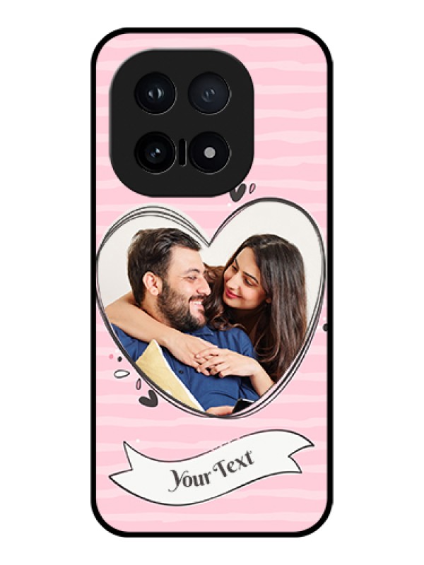 Custom iQOO 15 5G Custom Glass Phone Case - Vintage Heart Design