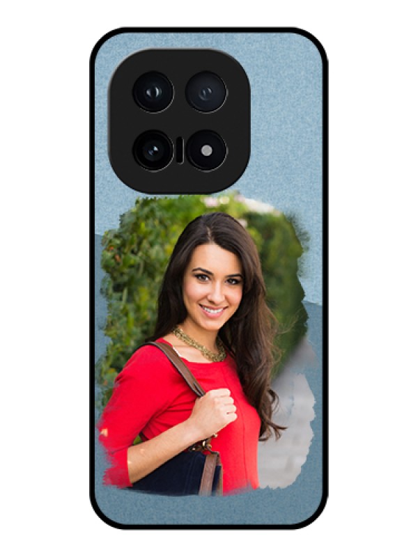 Custom iQOO 15 5G Custom Glass Phone Case - Grunge Line Art Design