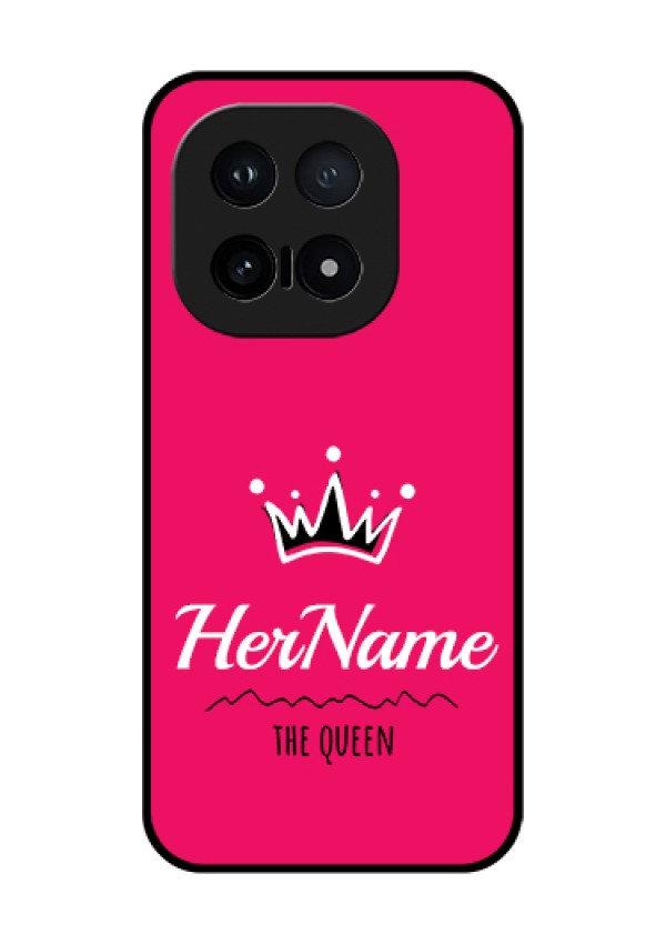 iQOO 15 5G Custom Glass Phone Case - Queen With Name Design