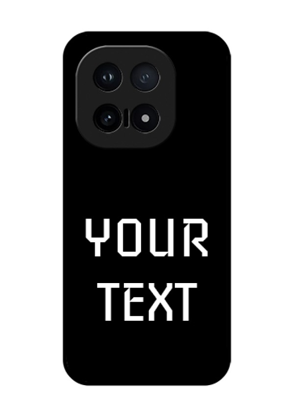 iQOO 15 5G Custom Glass Phone Case - Your Name Design