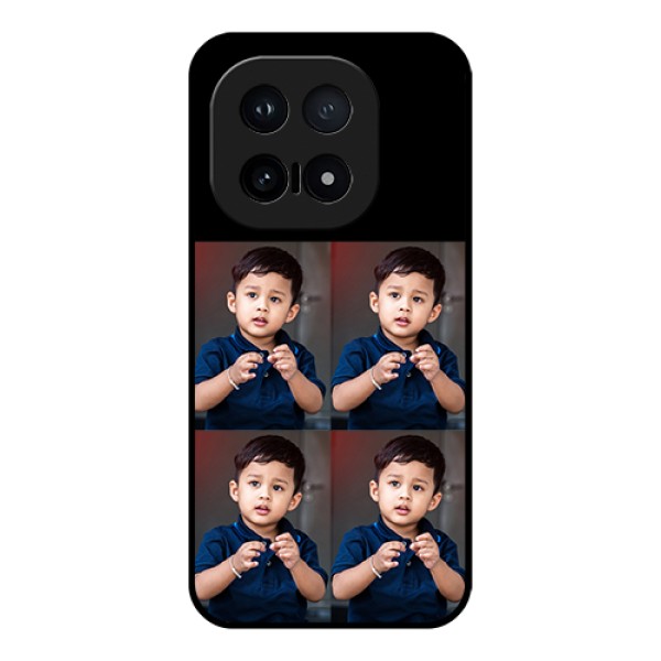 iQOO 15 5G Custom Glass Phone Case - 4 Image Holder Design