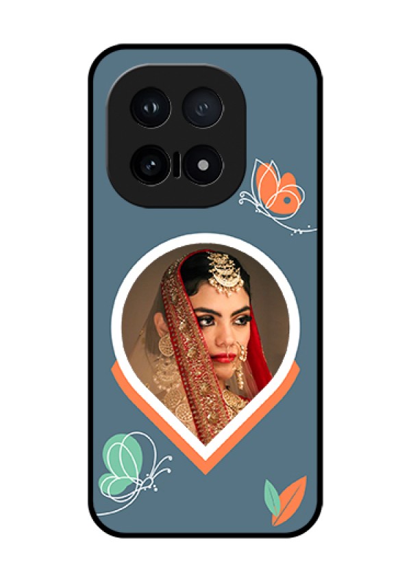 iQOO 15 5G Custom Glass Phone Case - Droplet Butterflies Design