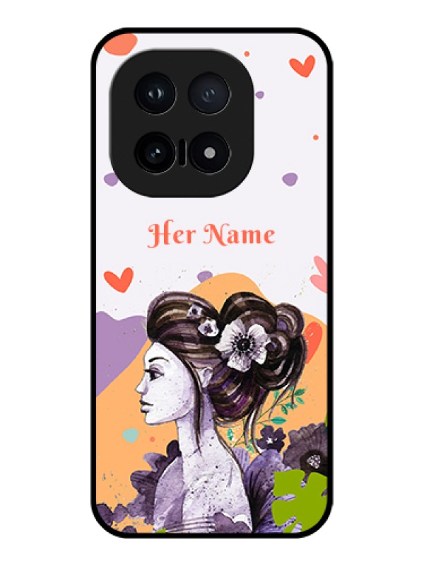 Custom iQOO 15 5G Custom Glass Phone Case - Woman And Nature Design