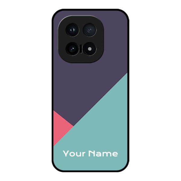iQOO 15 5G Custom Glass Phone Case - Tri Color Abstract Design