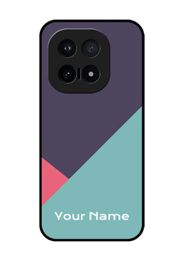 iQOO 15 5G Custom Glass Phone Case - Tri Color Abstract Design