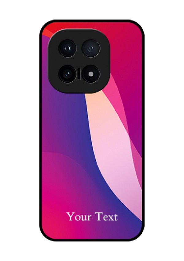 iQOO 15 5G Custom Glass Phone Case - Digital Abstract Overlap Design
