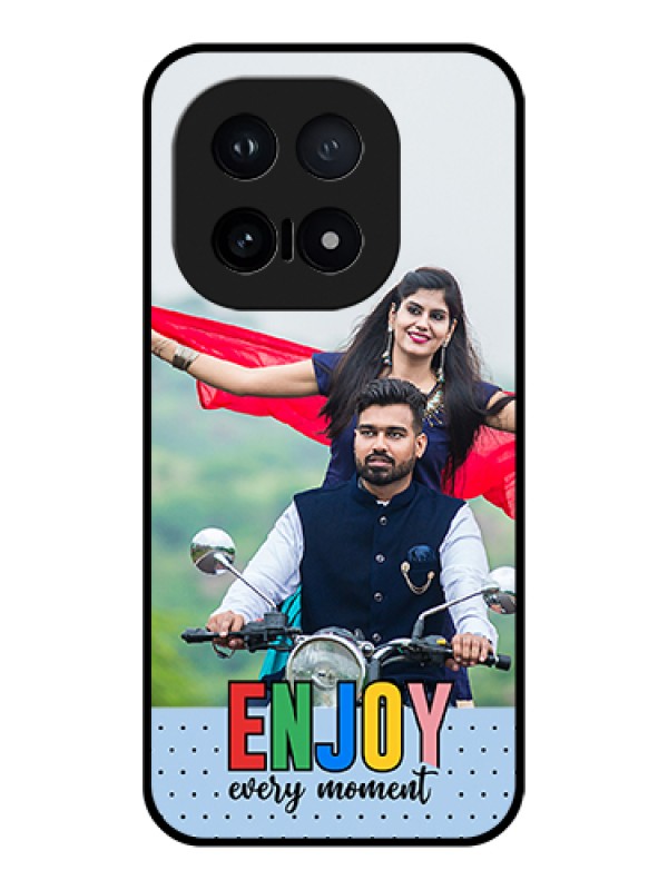 Custom iQOO 15 5G Custom Glass Phone Case - Enjoy Every Moment Design
