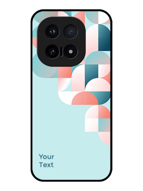 Custom iQOO 15 5G Custom Glass Phone Case - Stylish Semi - Circle Pattern Design