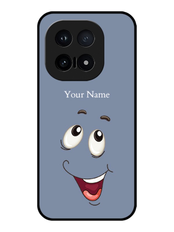 Custom iQOO 15 5G Custom Glass Phone Case - Laughing Cartoon Face Design