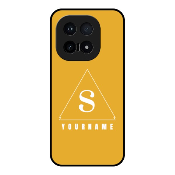 iQOO 15 5G Custom Glass Phone Case - Simple Triangle Design