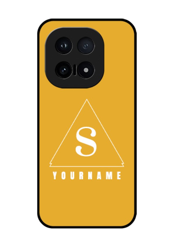 iQOO 15 5G Custom Glass Phone Case - Simple Triangle Design