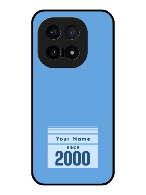 Custom iQOO 15 5G Custom Glass Phone Case - Custom Year Of Birth Design