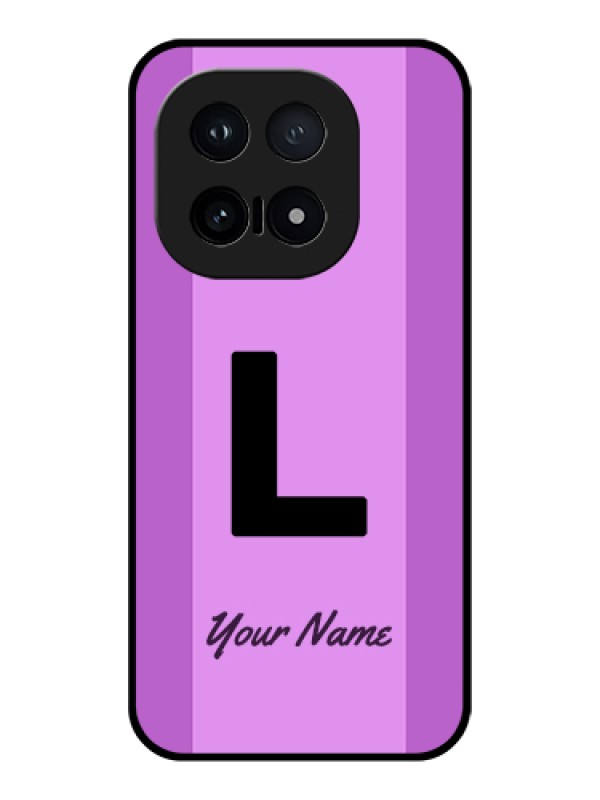 Custom iQOO 15 5G Custom Glass Phone Case - Tricolor Custom Text Design