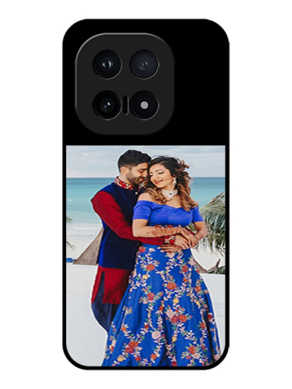 Custom iQOO 15 5G Custom Glass Phone Case - Upload Full Picture With Custom Color Design