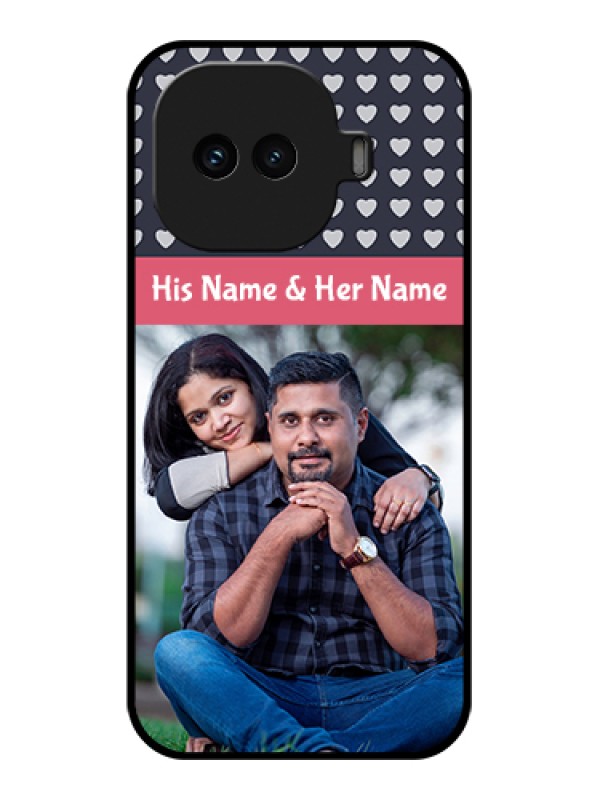 Custom iQOO 15R 5G Custom Glass Phone Case - Love Symbols Design