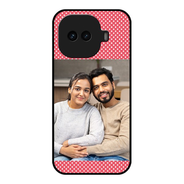 iQOO 15R 5G Custom Glass Phone Case - White Dotted Design