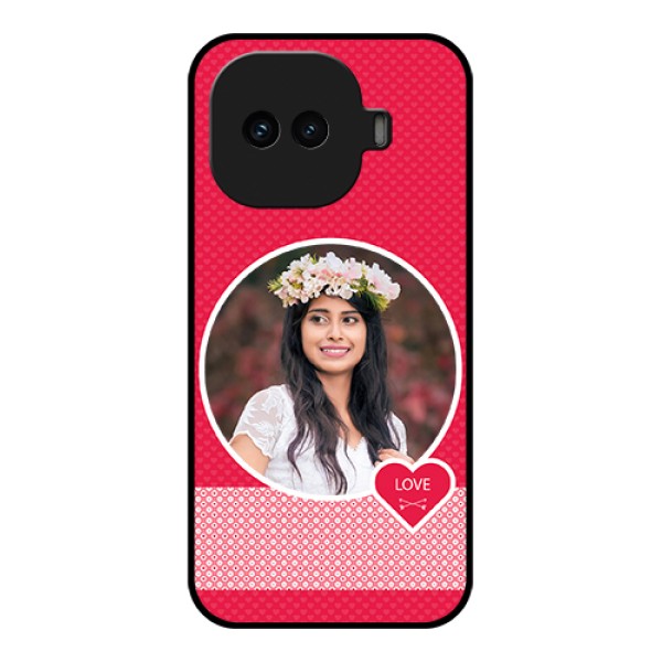 iQOO 15R 5G Custom Glass Phone Case - Pink Color Pattern Design