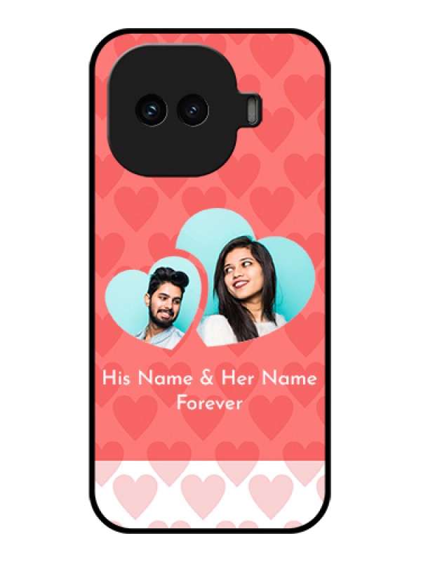 Custom iQOO 15R 5G Custom Glass Phone Case - Couple Pic Upload Design
