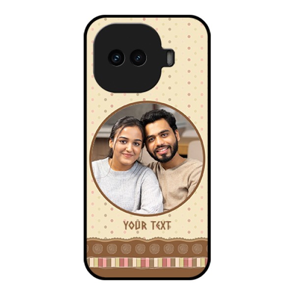 iQOO 15R 5G Custom Glass Phone Case - Brown Dotted Mobile Case Design iQOO 15R 5G Custom Glass Phone Case - Brown Dotted Mobile Case Design