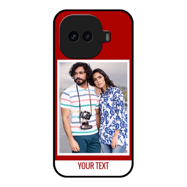 iQOO 15R 5G Custom Glass Phone Case - Red Color Design