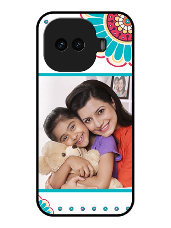 Custom iQOO 15R 5G Custom Glass Phone Case - Flower Design