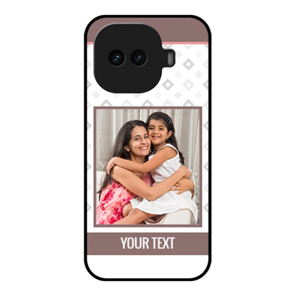 iQOO 15R 5G Custom Glass Phone Case - Simple Diamond Design