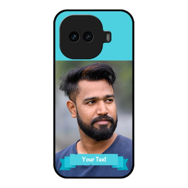 iQOO 15R 5G Custom Glass Phone Case - Blue Color Design