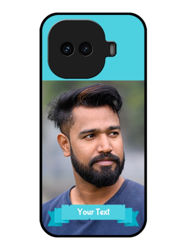 Custom iQOO 15R 5G Custom Glass Phone Case - Blue Color Design
