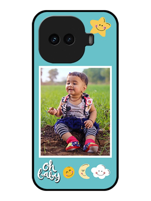 Custom iQOO 15R 5G Custom Glass Phone Case - Smiley Kids Stars Design