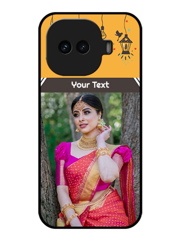 Custom iQOO 15R 5G Custom Glass Phone Case - With Family Picture And Icons