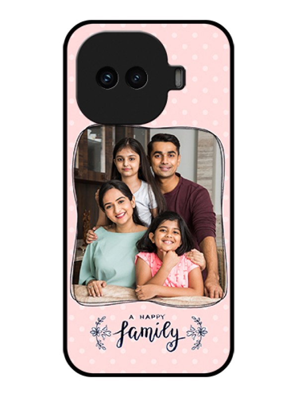 Custom iQOO 15R 5G Custom Glass Phone Case - Family With Dots Design