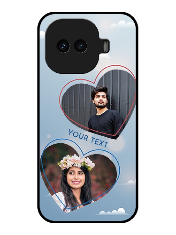 Custom iQOO 15R 5G Custom Glass Phone Case - Blue Color Couple Design