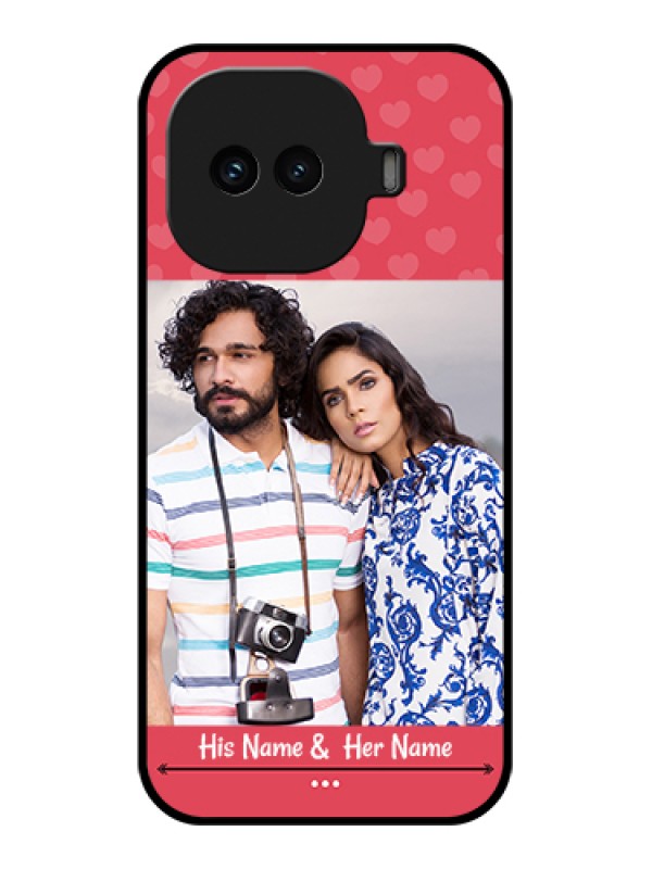 Custom iQOO 15R 5G Custom Glass Phone Case - Simple Love Design