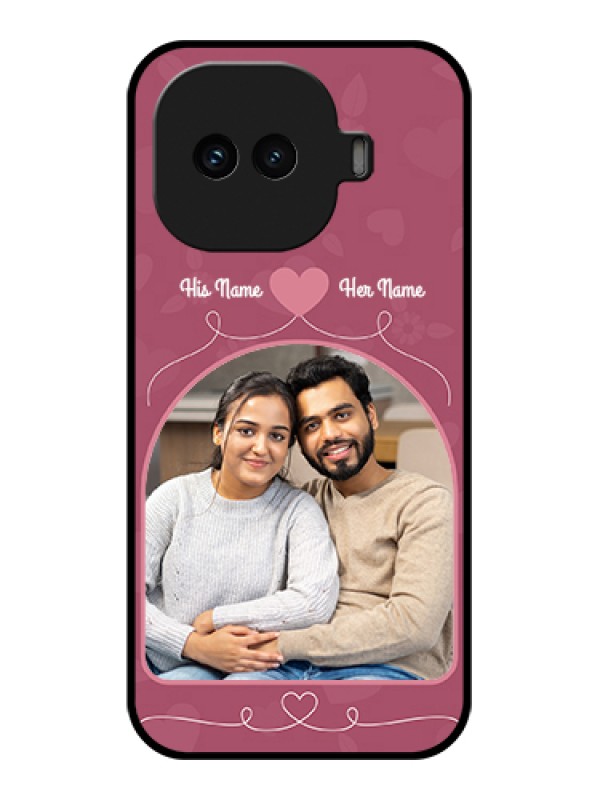 Custom iQOO 15R 5G Custom Glass Phone Case - Love Floral Design