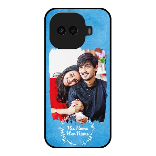 iQOO 15R 5G Custom Glass Phone Case - Blue Color Vintage Design iQOO 15R 5G Custom Glass Phone Case - Blue Color Vintage Design