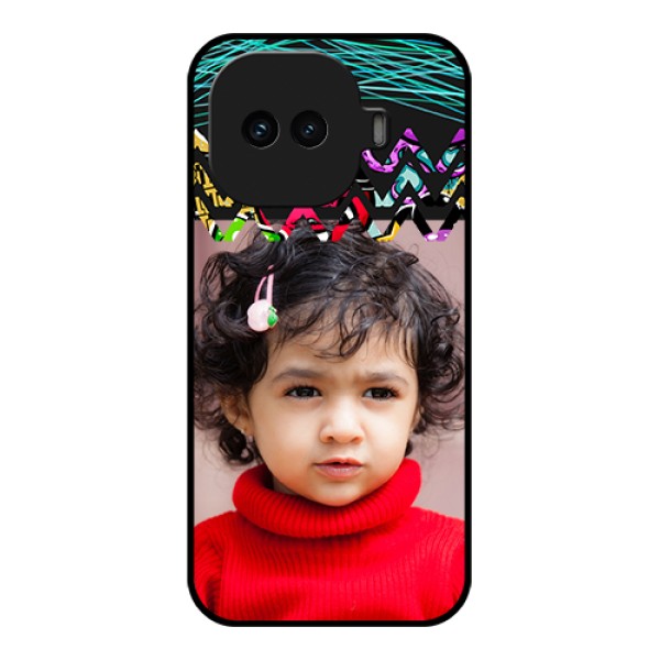iQOO 15R 5G Custom Glass Phone Case - Neon Abstract Design