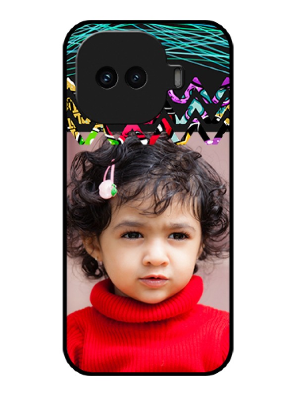 Custom iQOO 15R 5G Custom Glass Phone Case - Neon Abstract Design