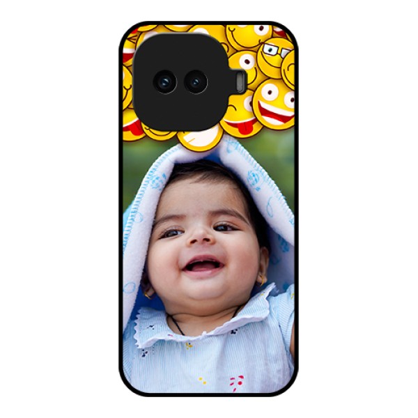 iQOO 15R 5G Custom Glass Phone Case - With Smiley Emoji Design iQOO 15R 5G Custom Glass Phone Case - With Smiley Emoji Design