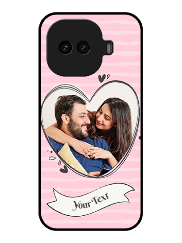 Custom iQOO 15R 5G Custom Glass Phone Case - Vintage Heart Design