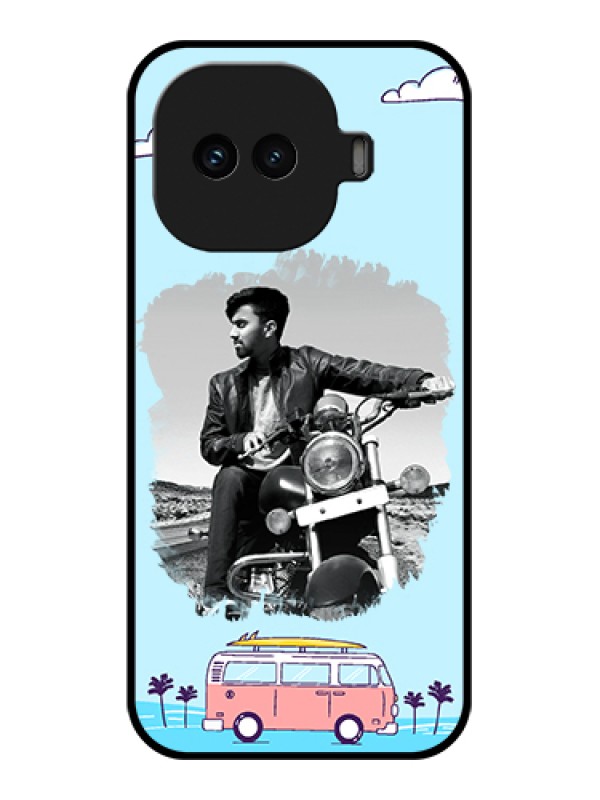 Custom iQOO 15R 5G Custom Glass Phone Case - Travel & Adventure Design